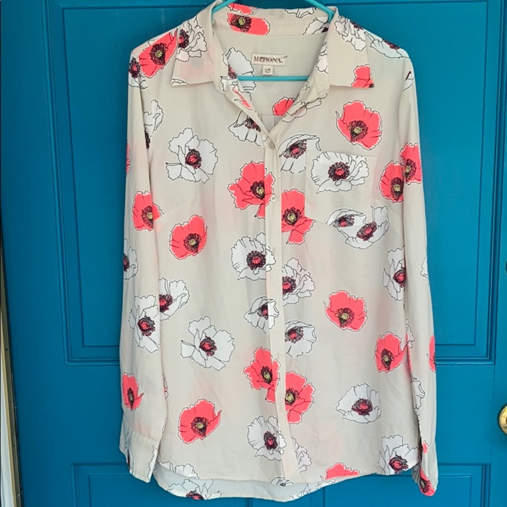 Light weight button up shirt